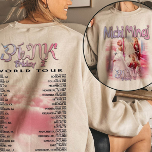 Awesome Nicki Minaj World Tour 2024 Sweatshirt , Nicki Minaj Shirt Long Sleeve, Nicki Minaj Shirt, Nicki Minaj Tour Shirt, Nicki Minaj Merch