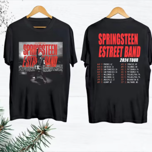 Bruce Springsteen And E Street 2024 Tour Shirt, Rock Tour Shirt, Bruce Springsteen Merch Shirt,  E Street Shirt, Bruce Springsteen Fan Gift