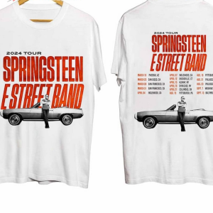 Bruce Springsteen & The E Street US Tour 2024 Merch, Bruce Springsteen Tour 2024 Shirt, Bruce Springsteen & The E Street Tour Dates 2024 T-Shirt