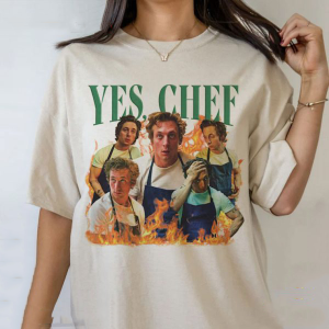 Vintage Yes Chef Bootleg Rap T-Shirt, The Bear Shirt, Yes Chef Jeremy Vintage Shirt, Trending Shirt,  Jeremy Allen White shirt