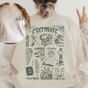 Evermore Album Song Titles Shirt, Evermore Merch, Evermore Shirt,Swift Merch Hoodie