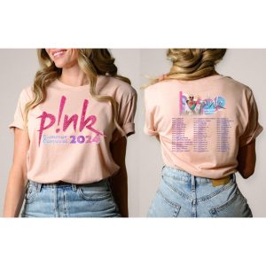 P!nk Summer Carnival 2024, Trustfall Album Tee, Pink Singer Tour, Music Festival Shirt, Concert Apparel, Tour Shirt, Pink Music Clothing