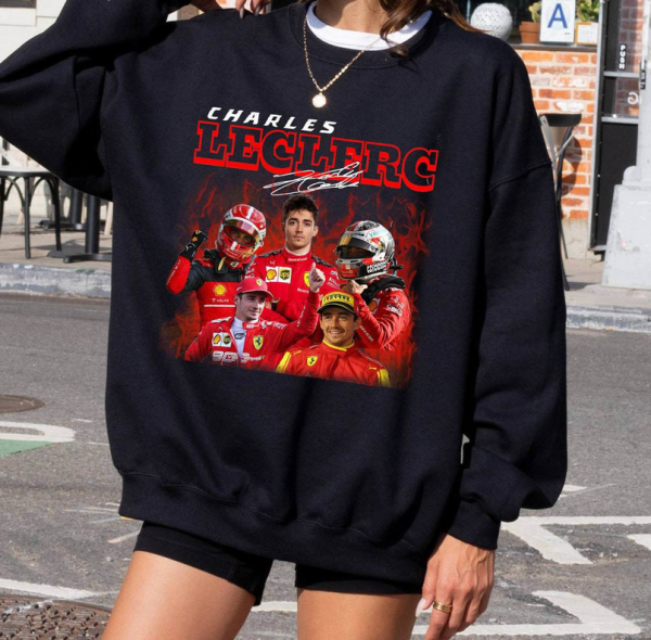 Charles Leclerc Formula One Sweatshirt, F1 Shirt, Charles Leclerc Shirt, Charles Leclerc F1 Shirt, Charles Leclerc 16