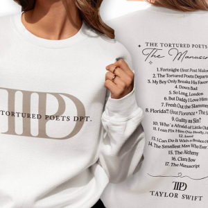 The Tortured Poets Department Sweatshirt,The Eras Tour Merch, All’s Fair In Love and Poetry, new era