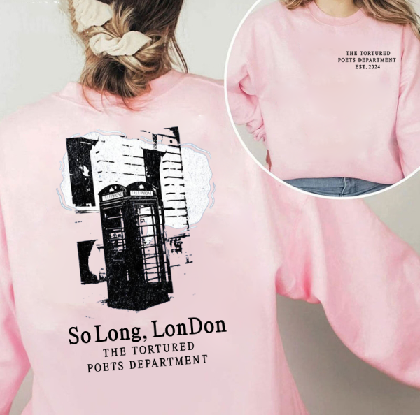 Tortured Poet Department Sweatshirt, Taylor So Long London Long Sleeve T-shirt