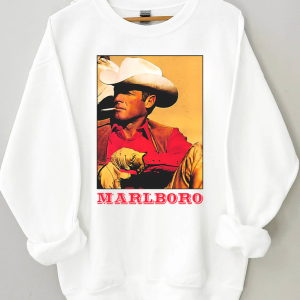 Marlboro Shirt, Vintage 80s Marlboro Cowboy T-shirt,Marlboro Cowboy Shirt, Marlboro Merch