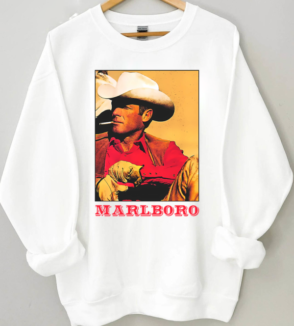 Marlboro Shirt, Vintage 80s Marlboro Cowboy T-shirt,Marlboro Cowboy Shirt, Marlboro Merch