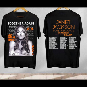 Janet Jackson Shirt, Janet Jackson Together Again Tour 2024 T Shirt, Janet Jackson Merch T-Shirt – Hoodie – Crewneck Sweatshirt