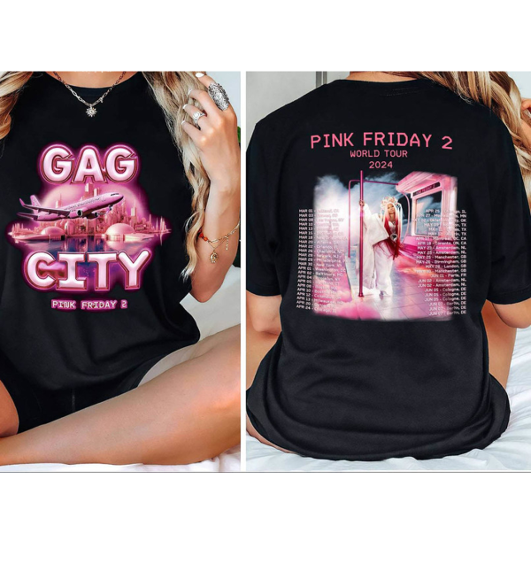 Nicki Minaj Pink Friday 2 Tour Shirt, Gag City Shirt, Nicki Minaj World Tour Shirt, Nicki Minaj Statue Sweatshirt, Pink Friday 2 Sweatshirt