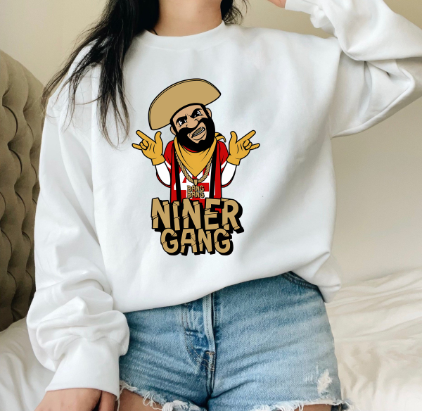 Vintage Style San Francisco Football Shirt, San Francisco Football Sweatshirt, Bang Bang Niner Gang Sweatshirt,