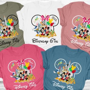 Custom Name Disney 2024 T-Shirt, Disney Family Shirts, Disney Shirts, Disney Castle Shirts, Matching Family Disney Shirts,