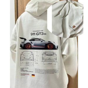 Porsche 911 GT3 RS 2 side Tshirt, Porsche sweatshirt, hoodie, Porsche 911 GT3 RS Aesthetic Tshirt