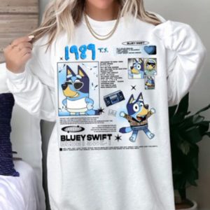 1989 Bluey T-Shirt, Sweatshirt, Hoodie, Bluey Eras Tour Sweatshirt, The Bluey Tour Music Tshirt,