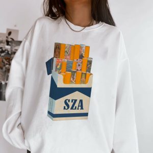 SZA Cigarette Album  Sweatshirt,90s Rap Music Hoodie, Music Lover Sweatshirt, Sza SOS Sweatshirt, Sza Sweatshirt, Vintage Y2K Sweatshirt