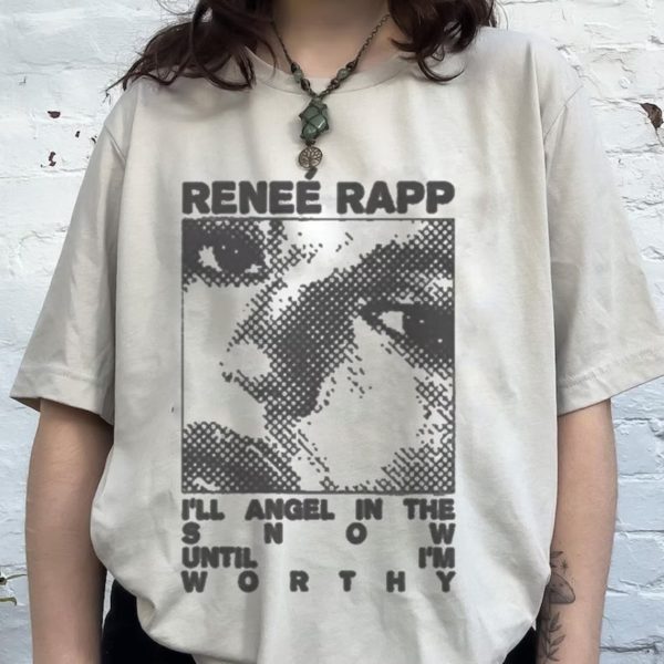 Renee rapp angel retro shirt, Snow Angel Merch Shirt, Reneé Rapp Shirt, Unisex T-Shirt, Gift for Women and Men, Trending T-Shirt