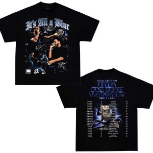 It’s All A Blur Big as the What 2024 Tour Drake J Cole Fan Rap T-Shirt (Double Sided)