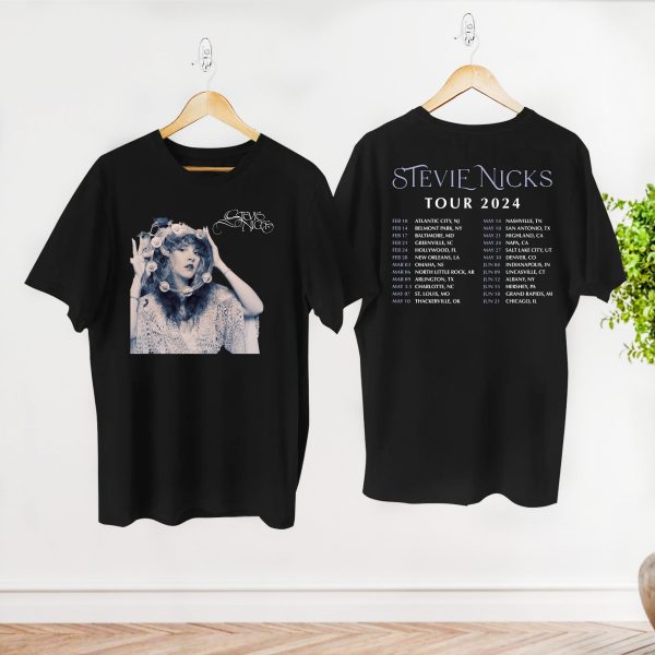 2024 Stevie Nicks Tour Live In Concert T-Shirt, Stevie Nicks Shirt, Stevie Nicks On Tour, Stevie Shirt Fan Gift, Vintage Stevie Nicks Shirt