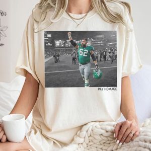 Vintage Jason Kelce Pay Homage Shirt,Jason Kelce Retirement Tee,Football Fans Gift,Classic 90s Graphic Tee,Football shirt,Gift For Fans