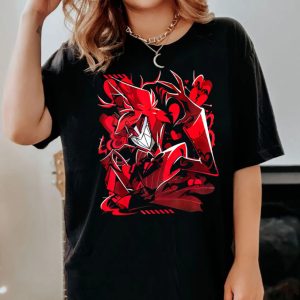 Alastor  Shirt, Hazbin Hotel Characters, Hazbin Hotel Tshirt, Hazbin Hotel Cartoon Merch, Birthday Gift for fan, Helluva Boss