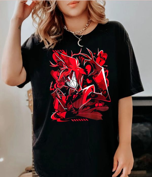 Alastor  Shirt, Hazbin Hotel Characters, Hazbin Hotel Tshirt, Hazbin Hotel Cartoon Merch, Birthday Gift for fan, Helluva Boss