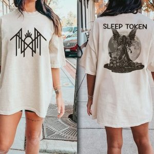 Sleep Token Reaper Angel 2 Sides Shirt, Rock Band Vintage Sweatshirt, Sleep Token Tour Merch, Perfect Gift For Fans