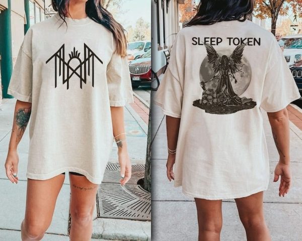 Sleep Token Reaper Angel 2 Sides Shirt, Rock Band Vintage Sweatshirt, Sleep Token Tour Merch, Perfect Gift For Fans