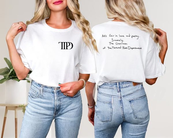 The Tortured Poets Department T-Shirt, New Album Sweatshirt T-Shirt, Swiftie Fan Gift, Gift For Swiftie