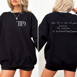 The Tortured Poets Department T-Shirt, New Album Sweatshirt T-Shirt, Swiftie Fan Gift, Gift For Swiftie