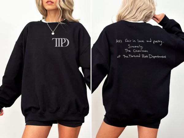 The Tortured Poets Department T-Shirt, New Album Sweatshirt T-Shirt, Swiftie Fan Gift, Gift For Swiftie