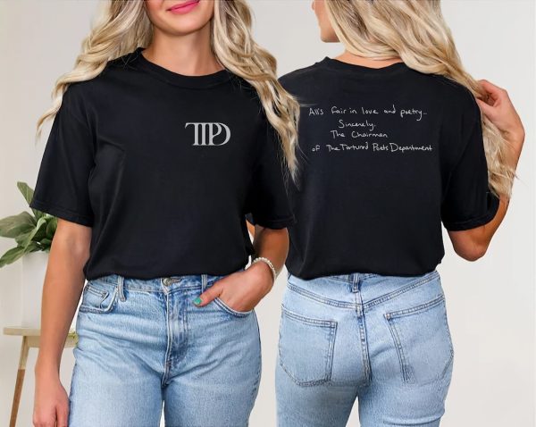 The Tortured Poets Department T-Shirt, New Album Sweatshirt T-Shirt, Swiftie Fan Gift, Gift For Swiftie