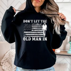 Don’t Let The Old Man In T-Shirt, Don’t Let The Old Man In Vintage American Flag Sweatshirt, Toby Keith Memorial Long-Sleeve