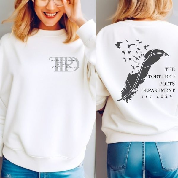 The Tortured Poets Department Member Sweatshirt, New Album Era Shirt, TTPD Crewneck 2 Side, Gift for Fan Era