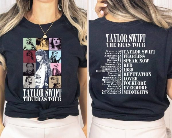 Vintage The Eras Tour Shirt, Swiftie Eras Tour Shirt, Swiftie Shirt, Swiftie Merch shirt, Midnights Album Tee, Midnights Concert Shirt