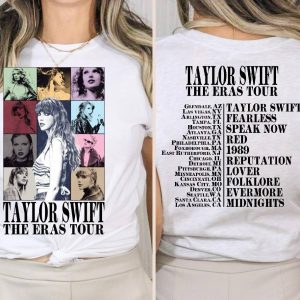 Vintage The Eras Tour Shirt, Swiftie Eras Tour Shirt, Swiftie Shirt, Swiftie Merch shirt, Midnights Album Tee, Midnights Concert Shirt