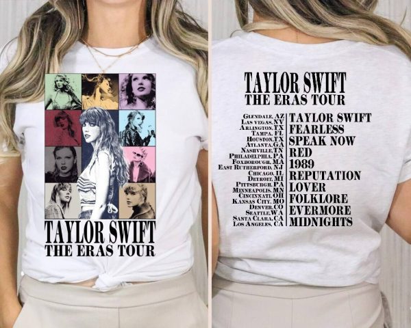 Vintage The Eras Tour Shirt, Swiftie Eras Tour Shirt, Swiftie Shirt, Swiftie Merch shirt, Midnights Album Tee, Midnights Concert Shirt