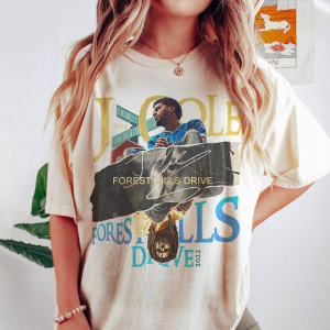 J Cole 2014 Forest Hills Drive Album Shirt, Paper Collage Rapper, Hip Hop Rap Shirt,90s Rap Music Shirt