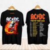 2024 Acdc Pwr Up World Tour Shirt, Band Fan Gift Hoodie Tank Top, ACDC Band Fan Gift, Acdc Merch, Acdc Band 90s Vinatge Shirt, Acdc Shirt