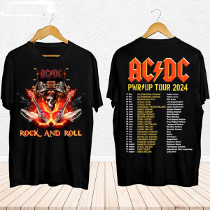 2024 Acdc Pwr Up World Tour Shirt, Band Fan Gift Hoodie Tank Top, ACDC Band Fan Gift, Acdc Merch, Acdc Band 90s Vinatge Shirt, Acdc Shirt