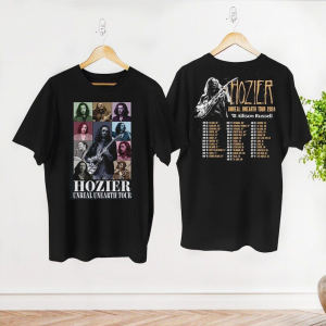 Hozier Unreal Unearth list 2023 Shirt, Hozier Music Shirt, No Grave Can Hold My Body Down, Hozier In A Week Shirt, Hozier Unisex Gift Hoodie