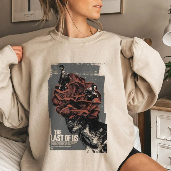 The Last of us retro shirt, The Last Of Us 90S Vintage hoodie,  The Last of us Merch Book Art Crewneck sweatshirt, vintage music shirt