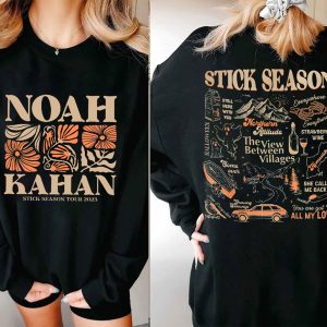 Vintage Stick Season 2023 Sweatshirt, 2 SIDES Noah Kahan Shirt, Country Music Shirt, Noah Kahan Tour, Noah Kahan Stick Season Sweatshirt