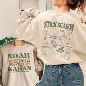 Noah Kahan Sweatshirt| Noah Kahan Folk Pop Country Music shirt| Vintage Noah Kahan Stick Season 2024 Shirt