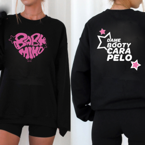 BABY MIKO – TOUR 24 merch hoodie mexico concert exclusive heart star sweater young trap kitty