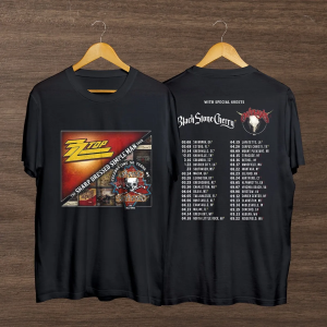 Lynyrd Skynyrd ZZ Top Tour 2024 Shirt, ZZ Top World Tour 2024 Shirt, Lynyrd Skynyrd Tour 2024 Tee, Sharp Dressed Simple Man US Tour Shirt