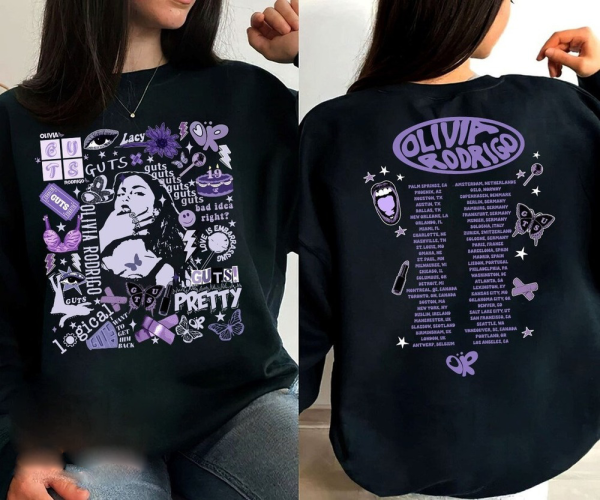 Olivia Rodrigo Vintage Shirt, Olivia Rodrigo Fan Shirt, Olivia Rodrigo Tour,Olivia Rodrigo Retro Shirt, Olivia Rodrigo 90s, Gift For Her