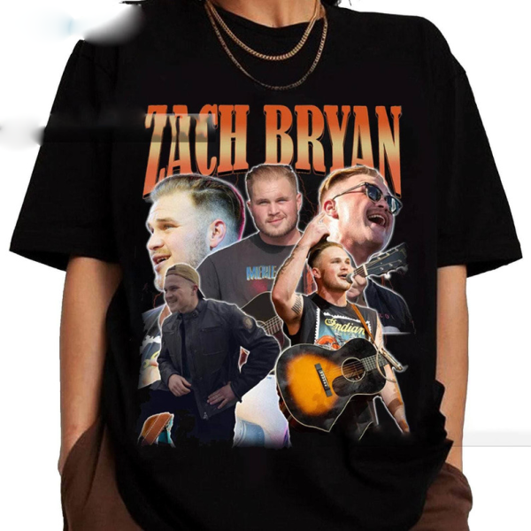 Retro Zach Bryan Singer Music Tour 2024 Shirt, The Quittin Time Tour 2024 Zach Bryan Shirt, Vintage Country Music, Zach Bryan Lover Gift