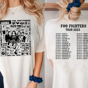 Foo Fighters Tour 2024 Shirt, Foo Fighters Shirt, Everything Or Nothing At Shirt, F.Fighters 2024 Tour Unisex Shirt