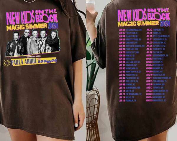 New Kids on the Block The Magic Summer Tour 2024 Shirt, New Kids on the Block Fan Shirt, New Kids on the Block Shirt, NKOTB 2024 Tour Shirt