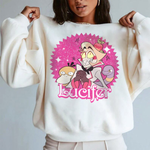 Funny Lucifer Morningstar Meme Hazbin Hotel Shirt, Take That Depression Shirt, Cute Cartoon Duck Lucifer Meme Shirt Gift