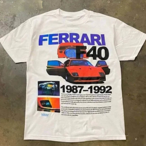 New Rare Ferrari F40 Shirt, Trendy Sport Car Unisex T Shirt Unisex Hoodie